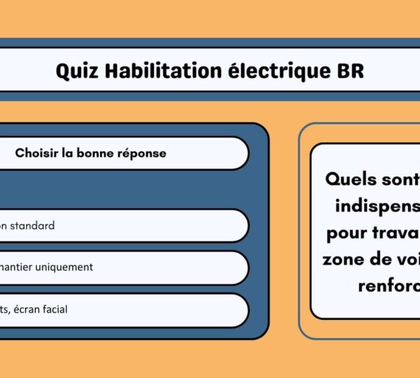 image qcm test habilitation électrique BR