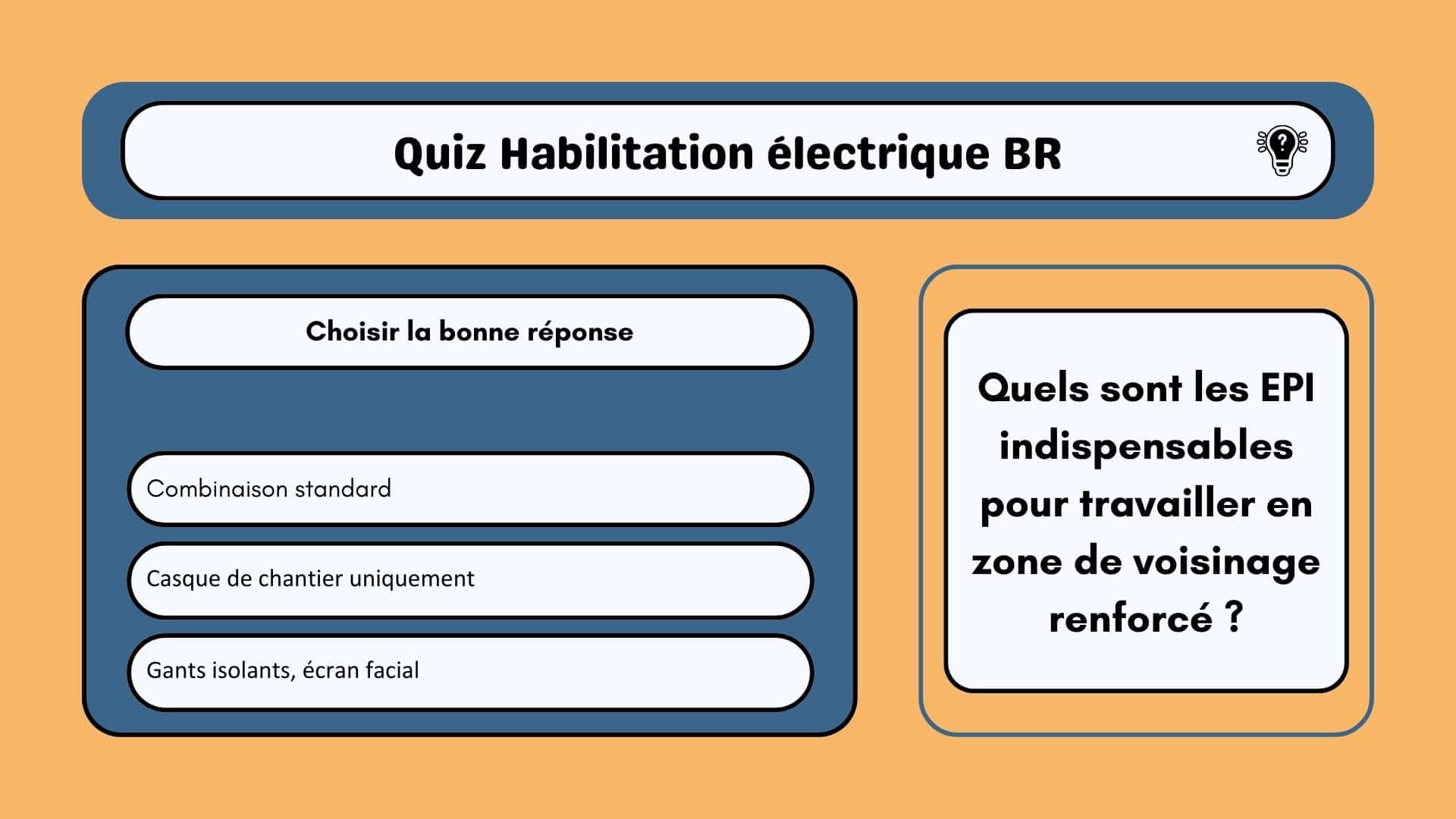 QCM du Test d’Habilitation Électrique BR avec Corrigé
